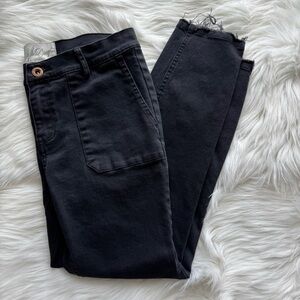 White Crow Black Ankle & Cropped Jeans